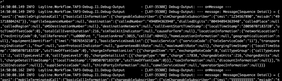Beispielprojekt Debug-Ausgabe