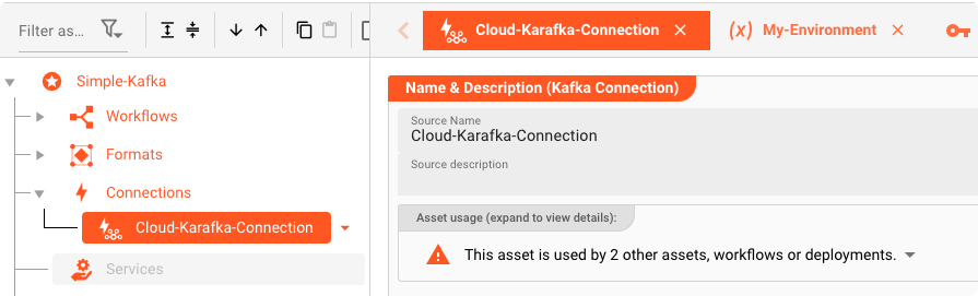 Configuration of Kafka Connection